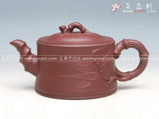 紫砂壶图片：阳春三月  洪美华全手工制作 - 宜兴紫砂壶网