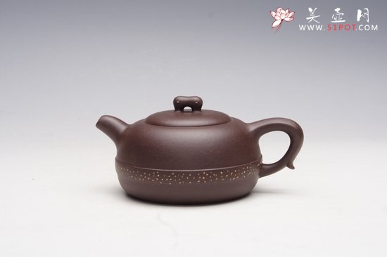 紫砂壶图片：点砂腰带 - 宜兴紫砂壶网