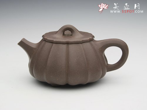 紫砂壶图片：菊瓣石瓢 - 宜兴紫砂壶网