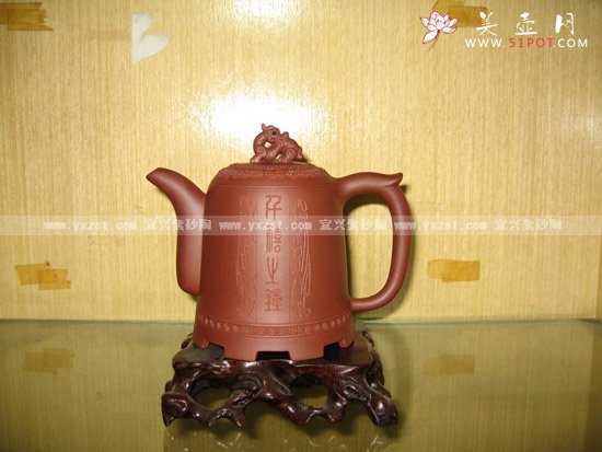 紫砂壶图片：世纪钟壶 - 宜兴紫砂壶网