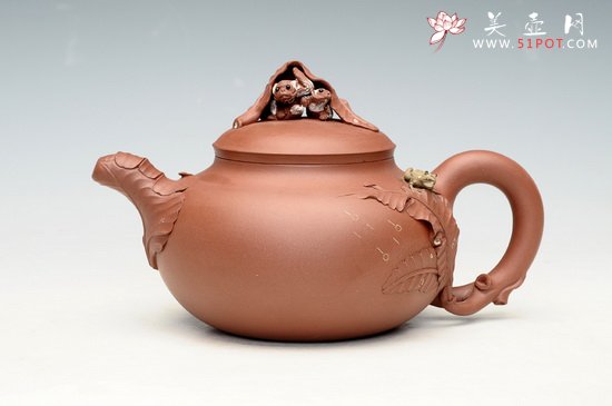 紫砂壶图片：听雨 - 宜兴紫砂壶网