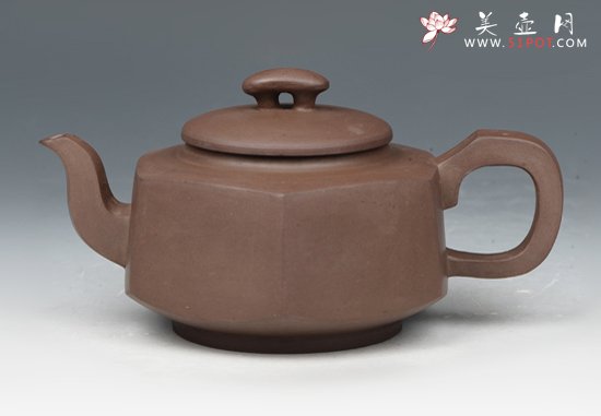 紫砂壶图片：六方梁新桥 - 宜兴紫砂壶网