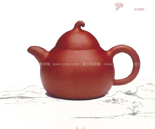 紫砂壶图片：梨式 - 宜兴紫砂壶网