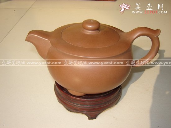 紫砂壶图片：一团和气420cc - 宜兴紫砂壶网