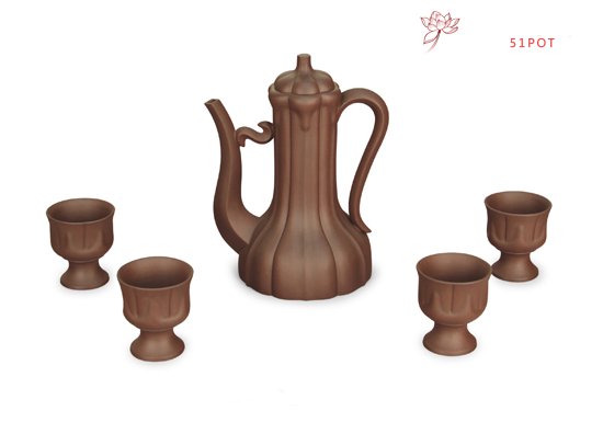 紫砂壶图片：葵式壶 - 宜兴紫砂壶网