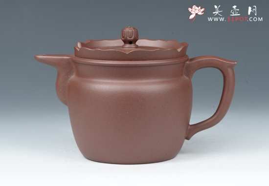 紫砂壶图片：僧帽 - 宜兴紫砂壶网