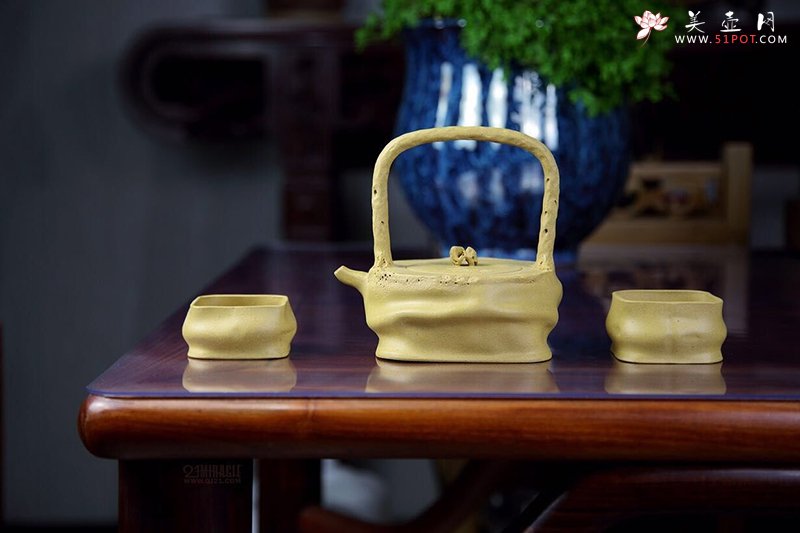 紫砂壶图片：山居秋暝之云台 - 宜兴紫砂壶网