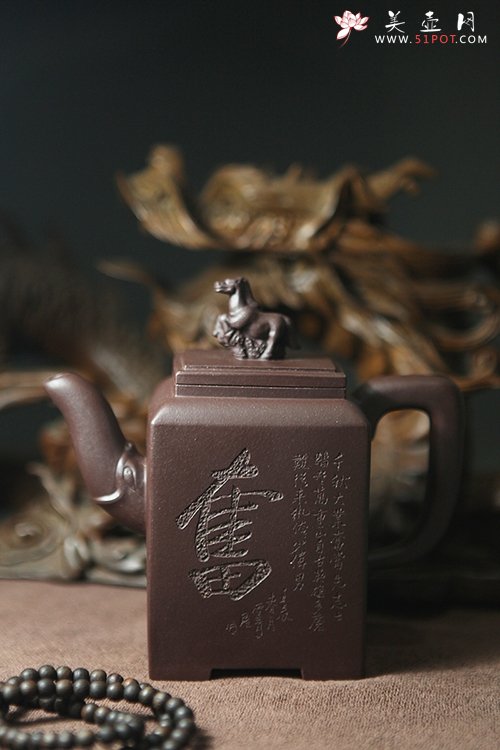 紫砂壶图片：龙马精神 - 宜兴紫砂壶网