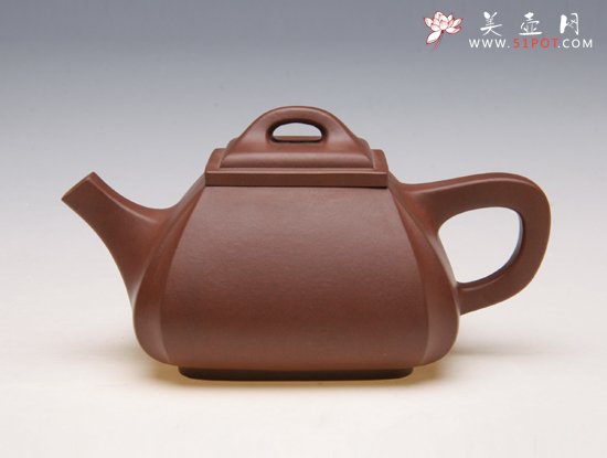 紫砂壶图片：四方石瓢 - 宜兴紫砂壶网