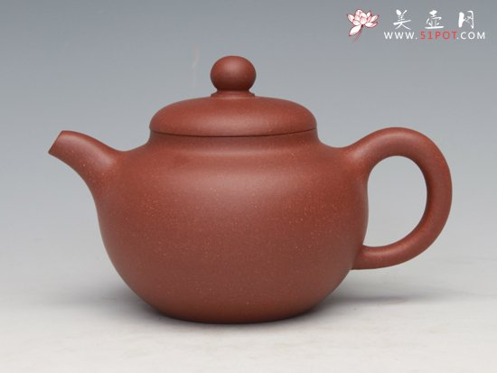 紫砂壶图片：掇圆壶（程艳 制） - 宜兴紫砂壶网