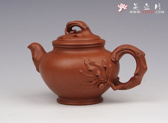 紫砂壶图片：桃报春 - 宜兴紫砂壶网