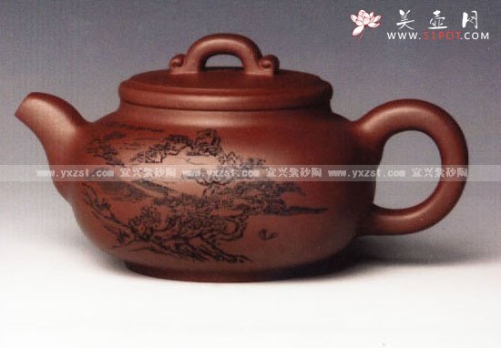 紫砂壶图片：汉方如意 - 宜兴紫砂壶网