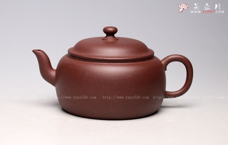 紫砂壶图片：《福缘》泥料：底槽清  容量：250cc - 宜兴紫砂壶网