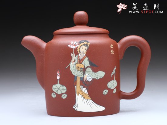 紫砂壶图片：四大美女――西施 - 宜兴紫砂壶网