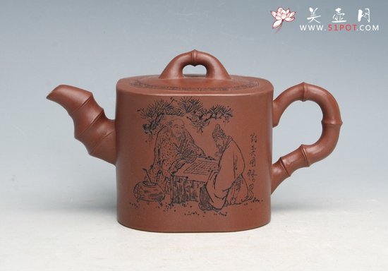 紫砂壶图片：高竹段 - 宜兴紫砂壶网