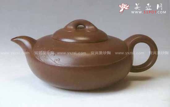 紫砂壶图片：紫气东来壶 - 宜兴紫砂壶网