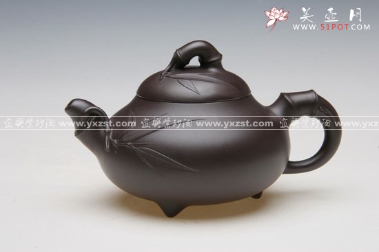 紫砂壶图片：乳竹1 - 宜兴紫砂壶网
