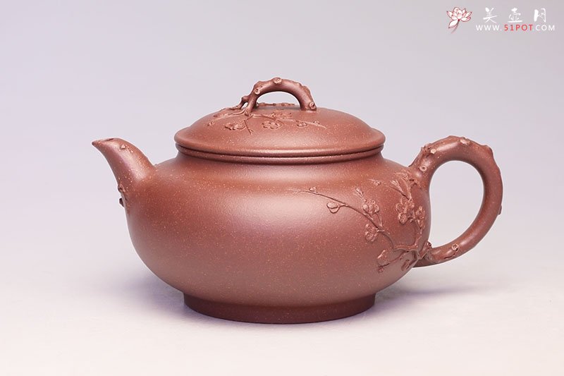 紫砂壶图片：大踏雪寻梅 - 宜兴紫砂壶网