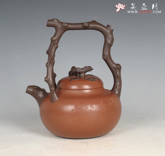 紫砂壶图片：东坡提梁 - 宜兴紫砂壶网