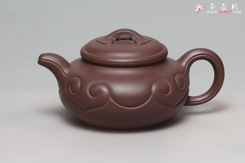 紫砂壶图片：仿古如意 - 宜兴紫砂壶网