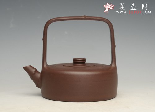 紫砂壶图片：韵竹提梁 - 宜兴紫砂壶网