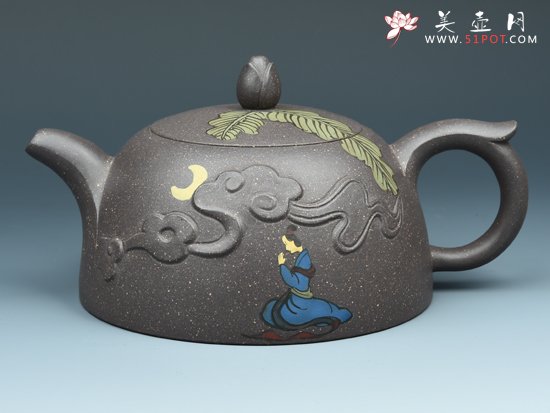 紫砂壶图片：拜月 - 宜兴紫砂壶网