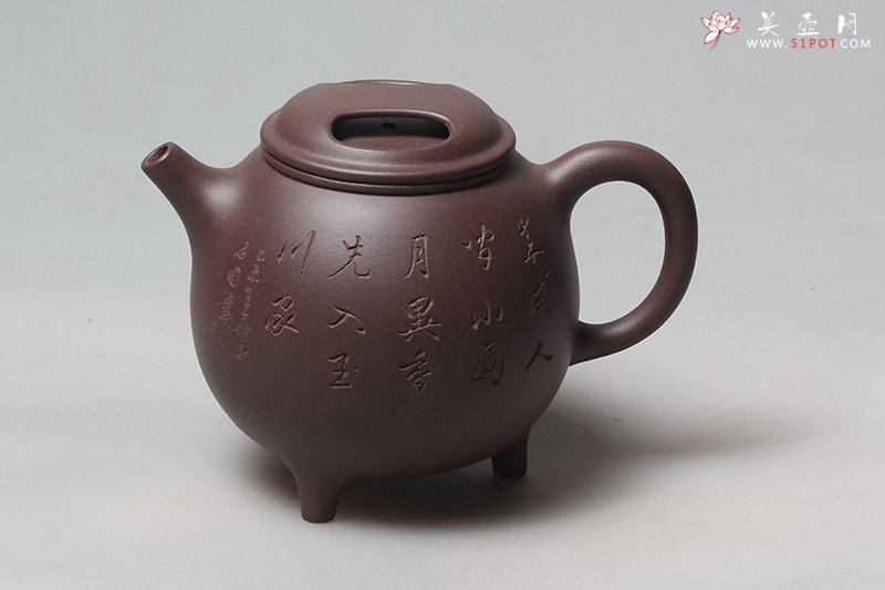 紫砂壶图片：牛盖鼓腹 - 宜兴紫砂壶网