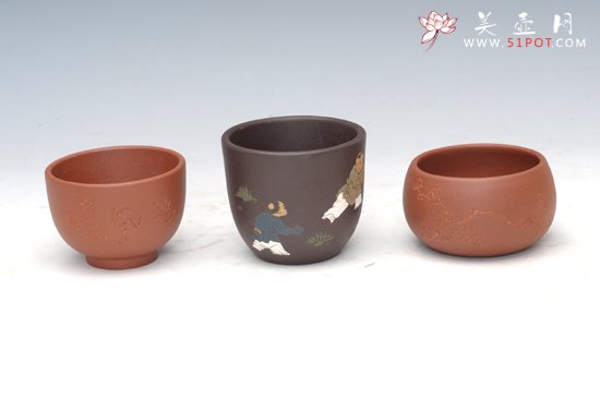 紫砂壶图片：精品小杯 - 宜兴紫砂壶网