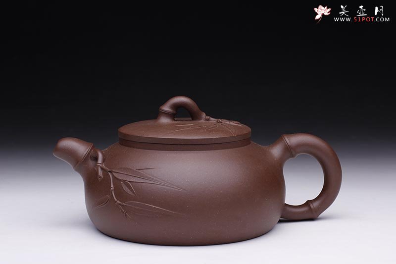 紫砂壶图片：竹韵壶 - 宜兴紫砂壶网