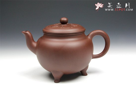 紫砂壶图片：【大彬如意】580cc 珍藏原矿紫泥 - 宜兴紫砂壶网