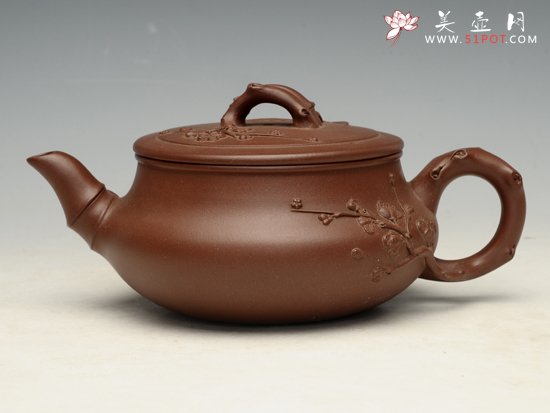 紫砂壶图片：秋水  泥料：底槽清  350cc - 宜兴紫砂壶网