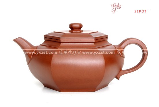 紫砂壶图片：大彬六方<周寅福> - 宜兴紫砂壶网
