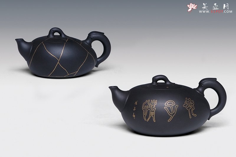 紫砂壶图片：母子情 - 宜兴紫砂壶网