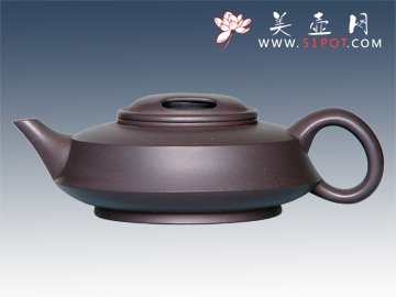 紫砂壶图片：扁牛 - 宜兴紫砂壶网