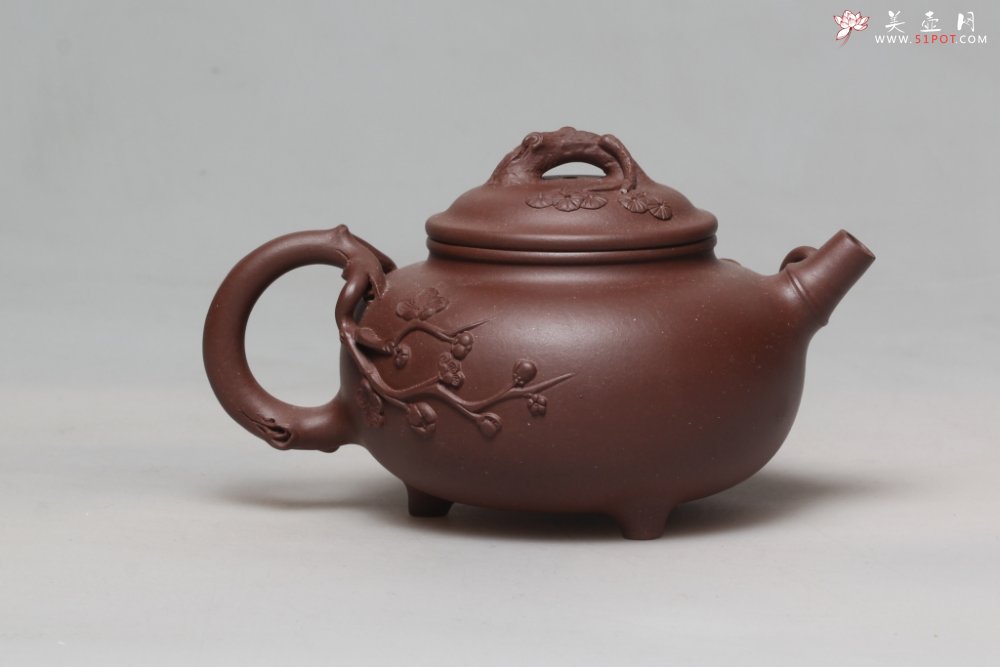 紫砂壶图片：岁寒三友 - 宜兴紫砂壶网