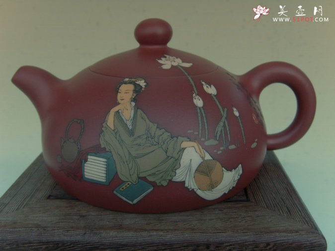 紫砂壶图片：玉面芙蓉 - 宜兴紫砂壶网