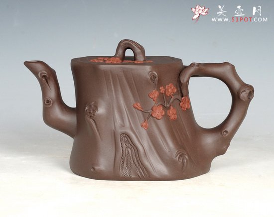 紫砂壶图片：梅桩 - 宜兴紫砂壶网