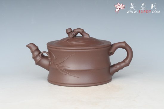 紫砂壶图片：中竹段 - 宜兴紫砂壶网