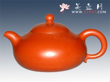 紫砂壶图片：朱泥玉乳 - 宜兴紫砂壶网