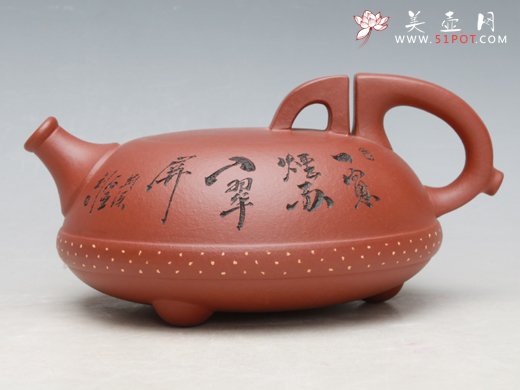 紫砂壶图片：梦石瓢 - 宜兴紫砂壶网