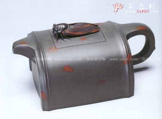 紫砂壶图片：知足壶 - 宜兴紫砂壶网