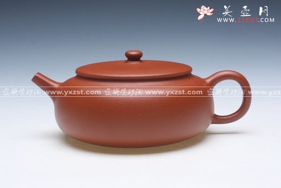 紫砂壶图片：扁鼓 - 宜兴紫砂壶网