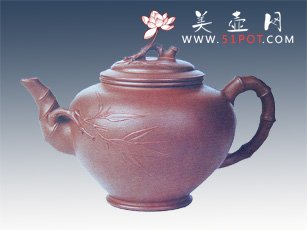 紫砂壶图片：小型竹节 - 宜兴紫砂壶网