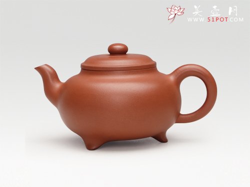 紫砂壶图片：三足玉鼎 - 宜兴紫砂壶网