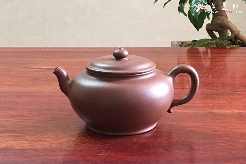 紫砂壶图片：扁樱 - 宜兴紫砂壶网