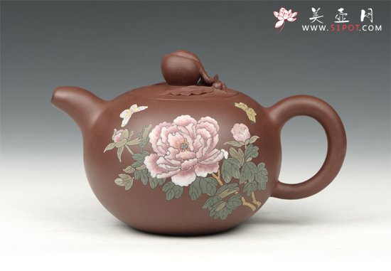 紫砂壶图片：富贵荣华 - 宜兴紫砂壶网