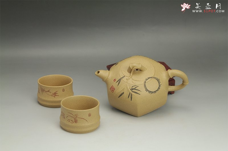 紫砂壶图片：月下潇湘 - 宜兴紫砂壶网