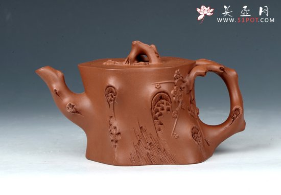 紫砂壶图片：梅桩 - 宜兴紫砂壶网