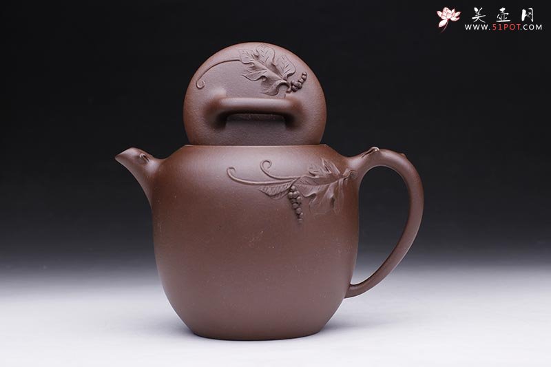 紫砂壶图片：葡萄壶 - 宜兴紫砂壶网
