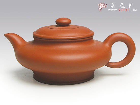 紫砂壶图片：虚扁 - 宜兴紫砂壶网